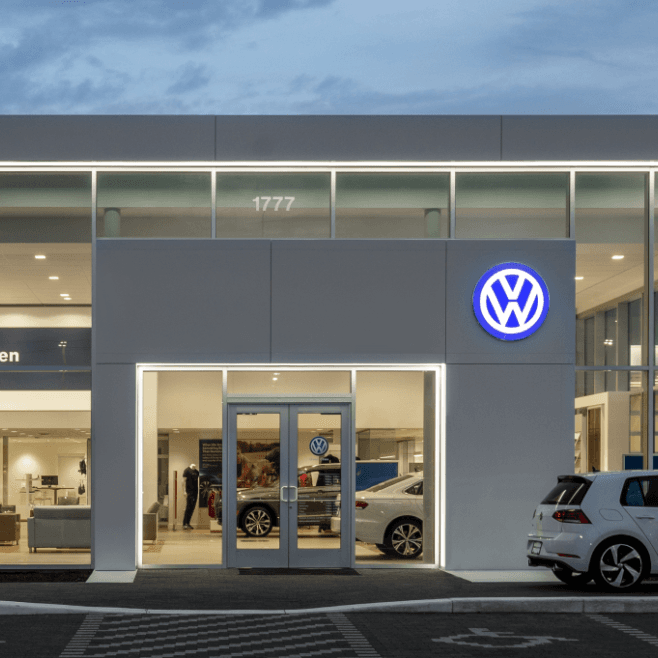 volkswagen showroom